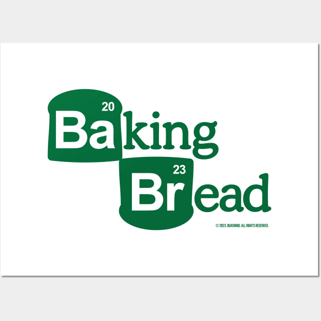 Baking Bread Logo Parody Wall Art by hafizbo